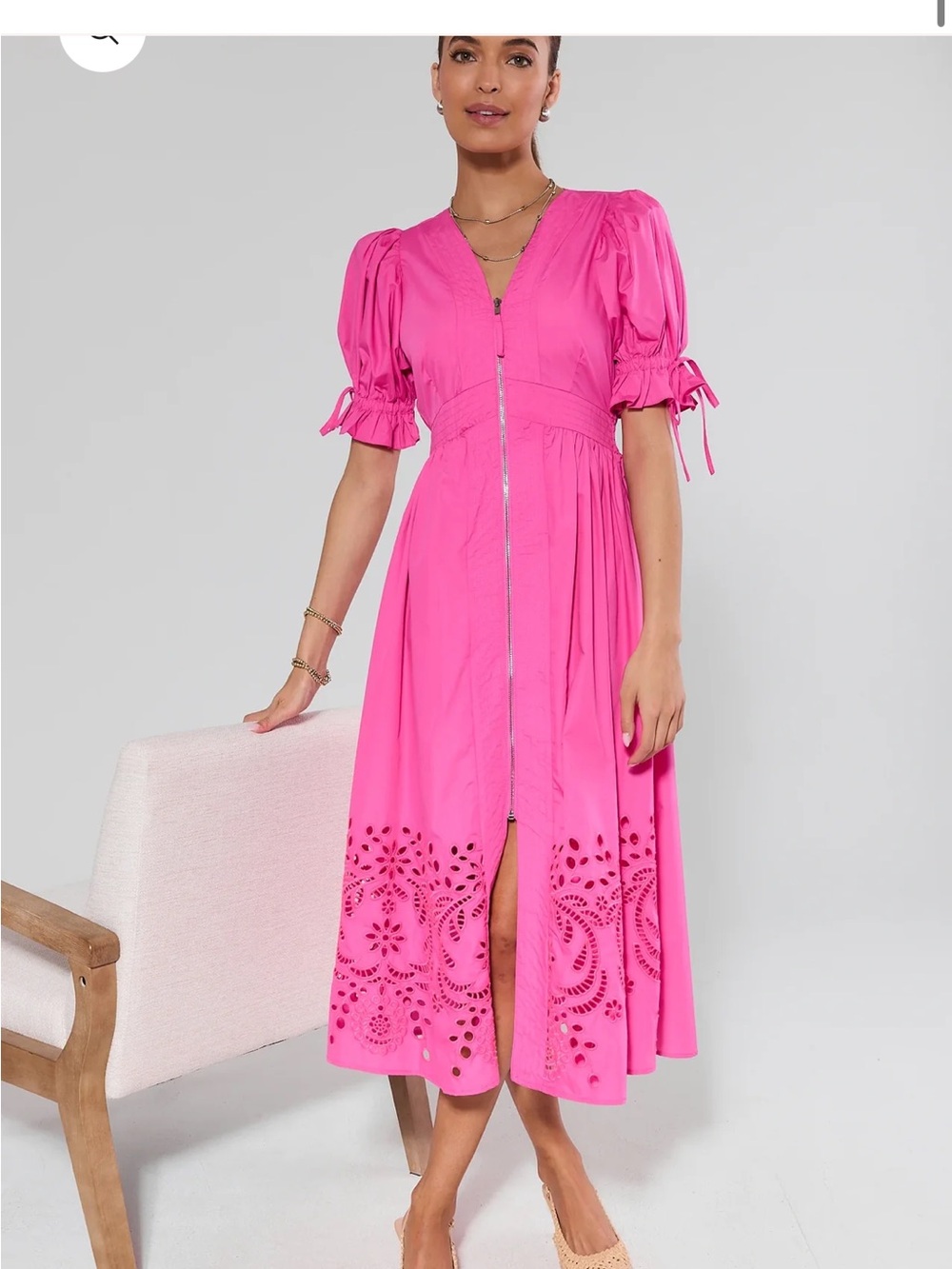 NWT pink eyelet dress S